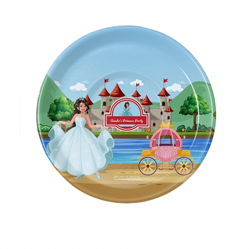 Party Supplies 7" Party Plate | Princess Theme